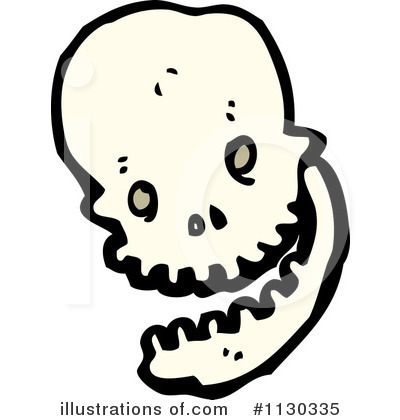 Royalty-Free (RF) Skull Clipart Illustration by lineartestpilot - Stock Sample #1130335