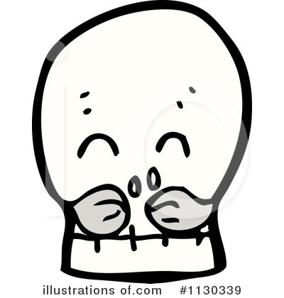 Royalty-Free (RF) Skull Clipart Illustration by lineartestpilot - Stock Sample #1130339