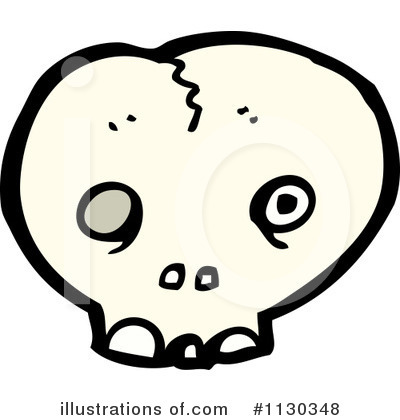 Royalty-Free (RF) Skull Clipart Illustration by lineartestpilot - Stock Sample #1130348