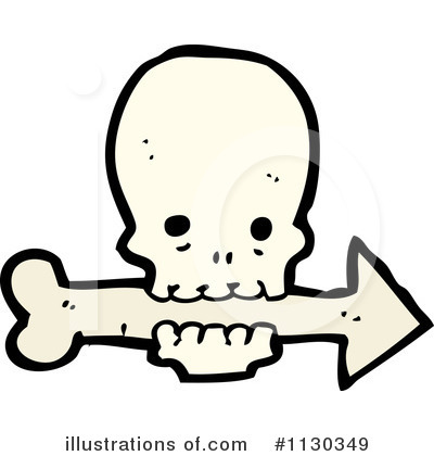 Royalty-Free (RF) Skull Clipart Illustration by lineartestpilot - Stock Sample #1130349