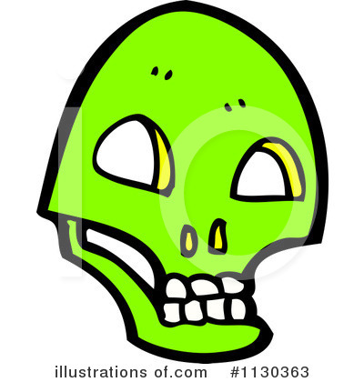 Royalty-Free (RF) Skull Clipart Illustration by lineartestpilot - Stock Sample #1130363