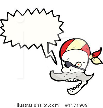 Royalty-Free (RF) Skull Clipart Illustration by lineartestpilot - Stock Sample #1171909