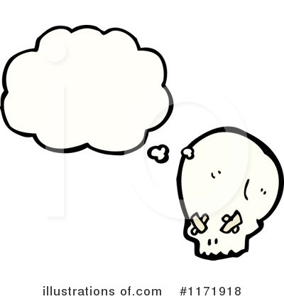 Royalty-Free (RF) Skull Clipart Illustration by lineartestpilot - Stock Sample #1171918