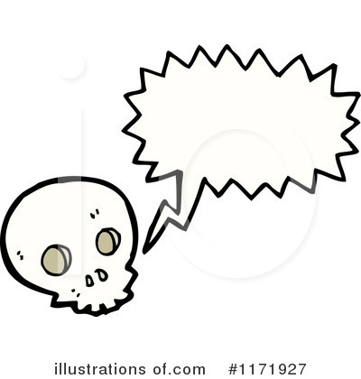 Royalty-Free (RF) Skull Clipart Illustration by lineartestpilot - Stock Sample #1171927