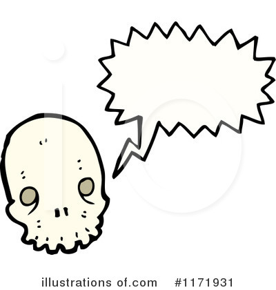 Royalty-Free (RF) Skull Clipart Illustration by lineartestpilot - Stock Sample #1171931