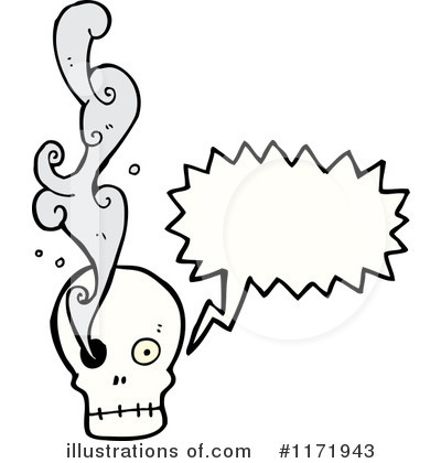 Royalty-Free (RF) Skull Clipart Illustration by lineartestpilot - Stock Sample #1171943