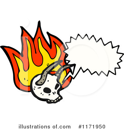 Royalty-Free (RF) Skull Clipart Illustration by lineartestpilot - Stock Sample #1171950