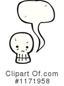 Skull Clipart #1171958 by lineartestpilot