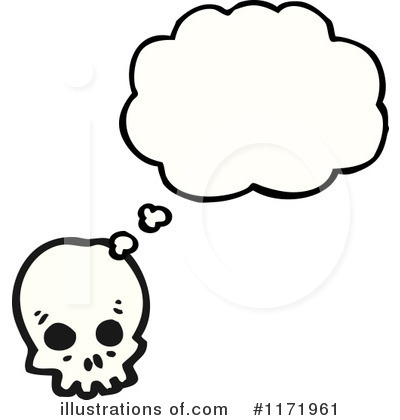 Royalty-Free (RF) Skull Clipart Illustration by lineartestpilot - Stock Sample #1171961