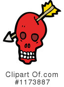 Skull Clipart #1173887 by lineartestpilot
