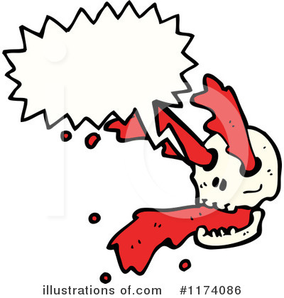 Royalty-Free (RF) Skull Clipart Illustration by lineartestpilot - Stock Sample #1174086