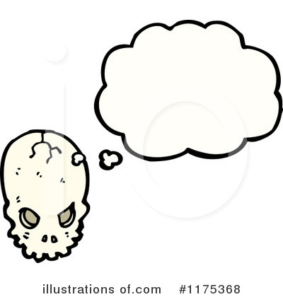 Royalty-Free (RF) Skull Clipart Illustration by lineartestpilot - Stock Sample #1175368