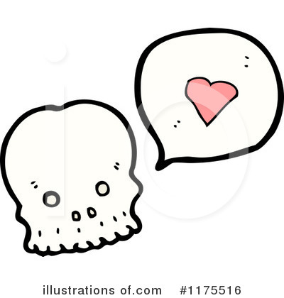 Royalty-Free (RF) Skull Clipart Illustration by lineartestpilot - Stock Sample #1175516