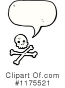 Skull Clipart #1175521 by lineartestpilot