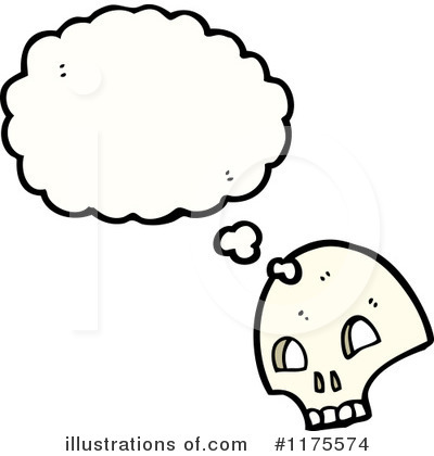 Royalty-Free (RF) Skull Clipart Illustration by lineartestpilot - Stock Sample #1175574
