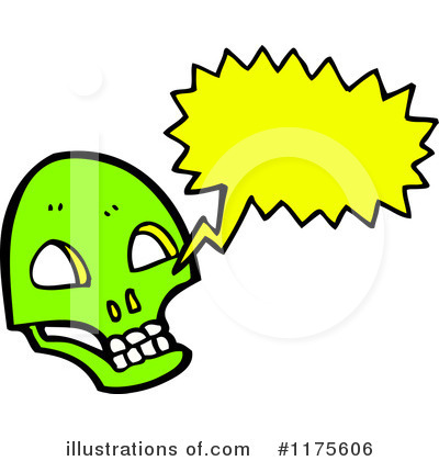 Royalty-Free (RF) Skull Clipart Illustration by lineartestpilot - Stock Sample #1175606