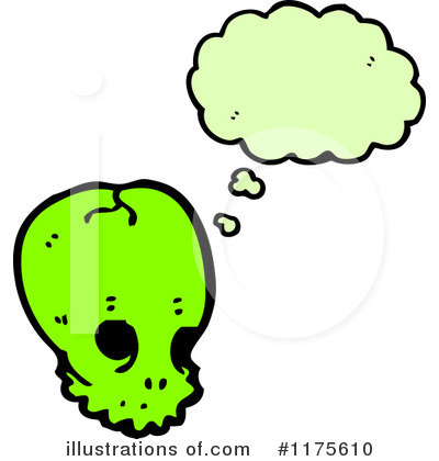 Royalty-Free (RF) Skull Clipart Illustration by lineartestpilot - Stock Sample #1175610