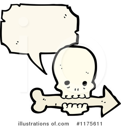 Royalty-Free (RF) Skull Clipart Illustration by lineartestpilot - Stock Sample #1175611
