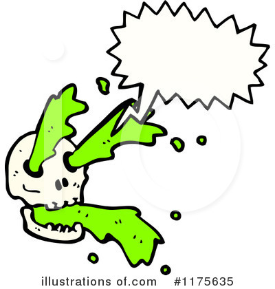 Royalty-Free (RF) Skull Clipart Illustration by lineartestpilot - Stock Sample #1175635