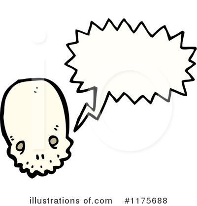 Royalty-Free (RF) Skull Clipart Illustration by lineartestpilot - Stock Sample #1175688