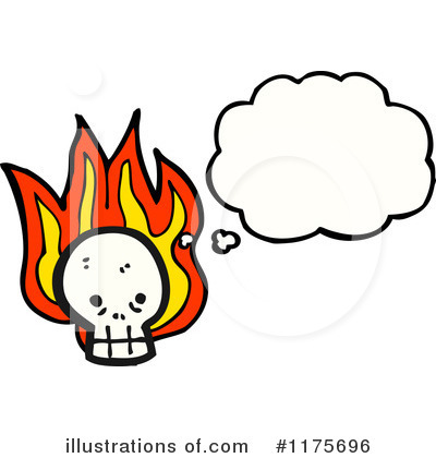 Royalty-Free (RF) Skull Clipart Illustration by lineartestpilot - Stock Sample #1175696