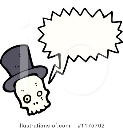 Royalty-Free (RF) Skull Clipart Illustration by lineartestpilot - Stock Sample #1175702