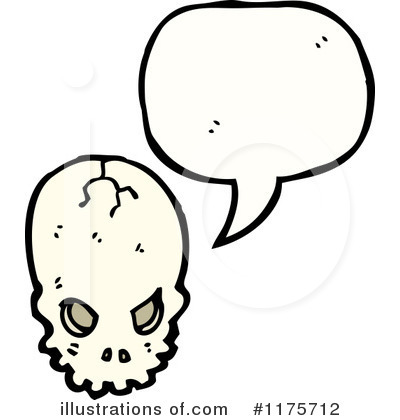 Royalty-Free (RF) Skull Clipart Illustration by lineartestpilot - Stock Sample #1175712