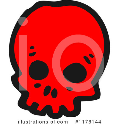 Royalty-Free (RF) Skull Clipart Illustration by lineartestpilot - Stock Sample #1176144