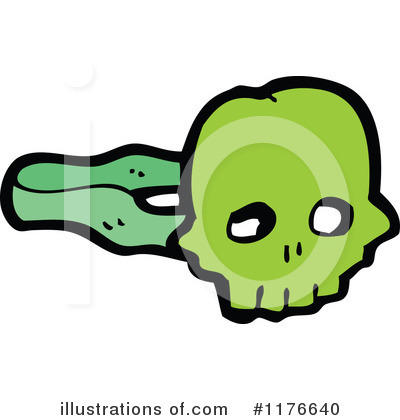Royalty-Free (RF) Skull Clipart Illustration by lineartestpilot - Stock Sample #1176640