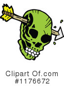 Skull Clipart #1176672 by lineartestpilot