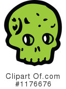 Skull Clipart #1176676 by lineartestpilot