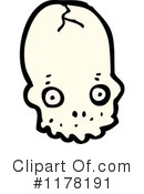 Skull Clipart #1178191 by lineartestpilot