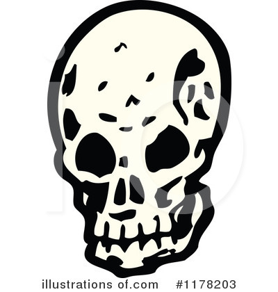 Royalty-Free (RF) Skull Clipart Illustration by lineartestpilot - Stock Sample #1178203