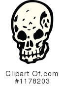Skull Clipart #1178203 by lineartestpilot