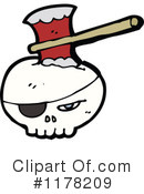 Skull Clipart #1178209 by lineartestpilot