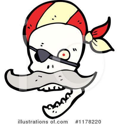 Royalty-Free (RF) Skull Clipart Illustration by lineartestpilot - Stock Sample #1178220