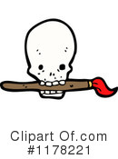 Skull Clipart #1178221 by lineartestpilot