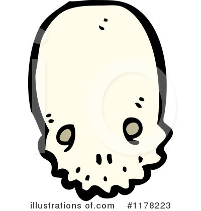 Royalty-Free (RF) Skull Clipart Illustration by lineartestpilot - Stock Sample #1178223
