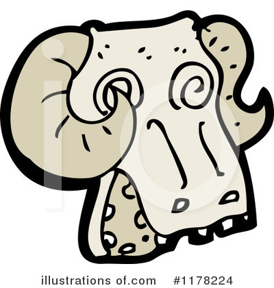 Royalty-Free (RF) Skull Clipart Illustration by lineartestpilot - Stock Sample #1178224