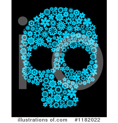Royalty-Free (RF) Skull Clipart Illustration by Vector Tradition SM - Stock Sample #1182022