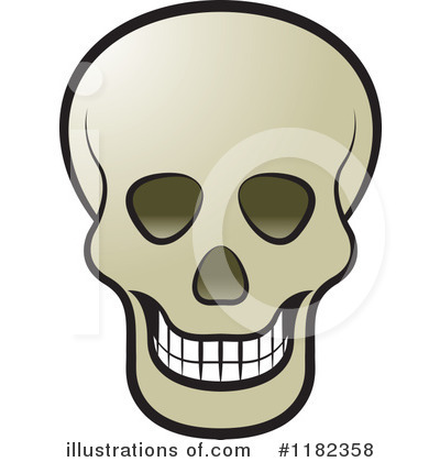 Royalty-Free (RF) Skull Clipart Illustration by Lal Perera - Stock Sample #1182358