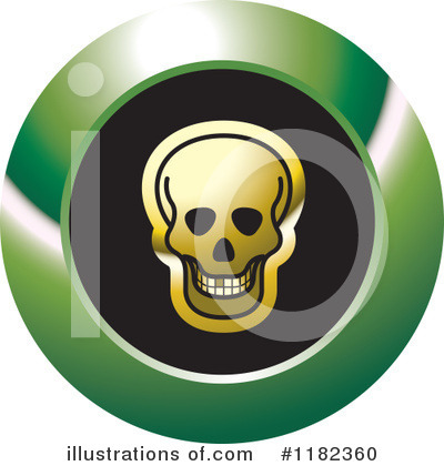 Royalty-Free (RF) Skull Clipart Illustration by Lal Perera - Stock Sample #1182360