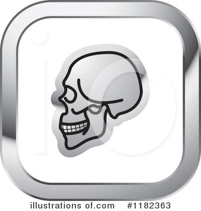 Royalty-Free (RF) Skull Clipart Illustration by Lal Perera - Stock Sample #1182363
