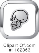 Skull Clipart #1182363 by Lal Perera