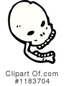 Skull Clipart #1183704 by lineartestpilot