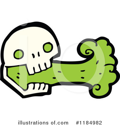 Royalty-Free (RF) Skull Clipart Illustration by lineartestpilot - Stock Sample #1184982