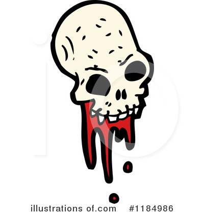 Royalty-Free (RF) Skull Clipart Illustration by lineartestpilot - Stock Sample #1184986