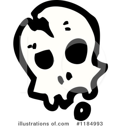 Royalty-Free (RF) Skull Clipart Illustration by lineartestpilot - Stock Sample #1184993