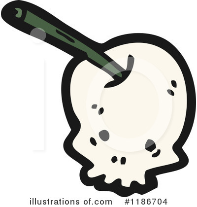 Royalty-Free (RF) Skull Clipart Illustration by lineartestpilot - Stock Sample #1186704