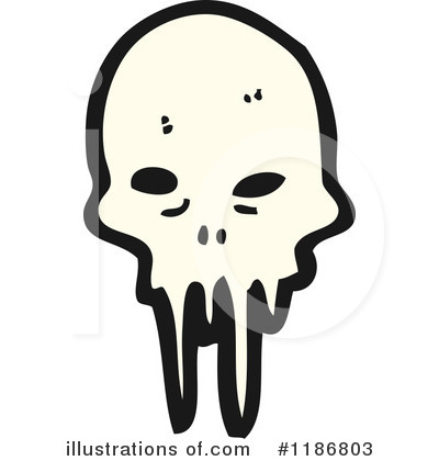 Royalty-Free (RF) Skull Clipart Illustration by lineartestpilot - Stock Sample #1186803